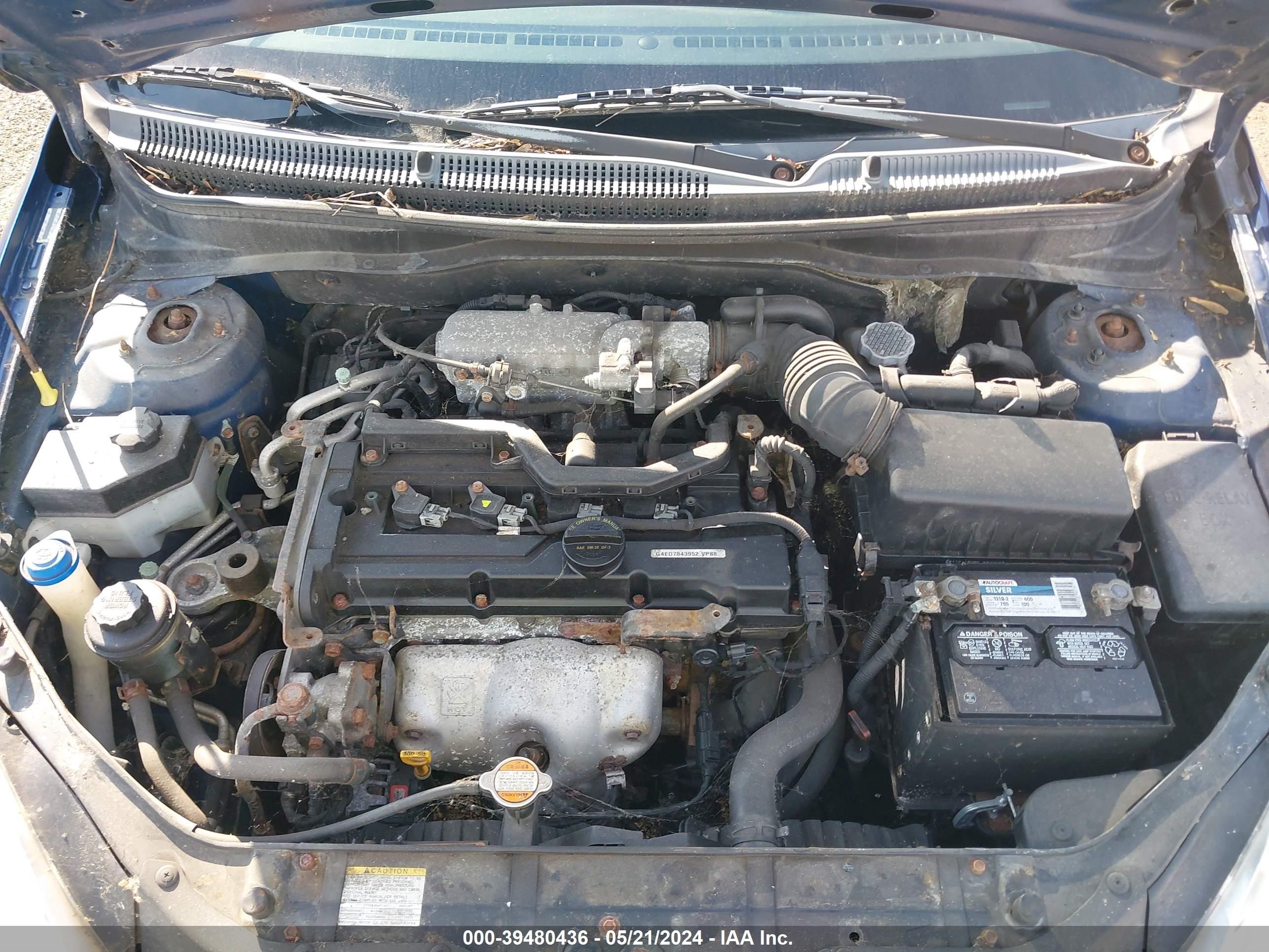 Photo 9 VIN: KMHCN46C88U182683 - HYUNDAI ACCENT 