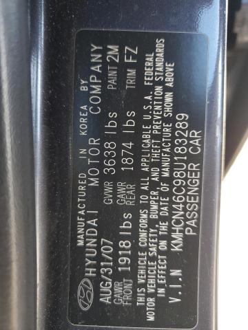 Photo 11 VIN: KMHCN46C98U183289 - HYUNDAI ACCENT 