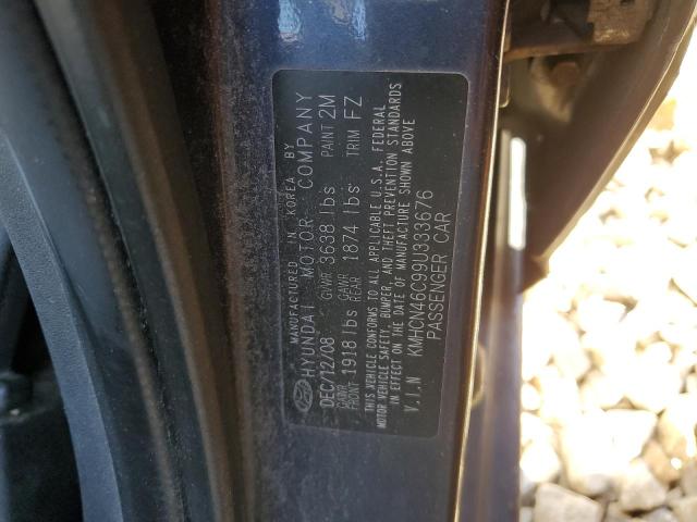 Photo 11 VIN: KMHCN46C99U333676 - HYUNDAI ACCENT GLS 