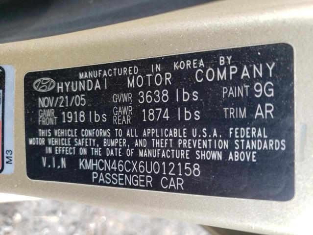 Photo 11 VIN: KMHCN46CX6U012158 - HYUNDAI ACCENT 