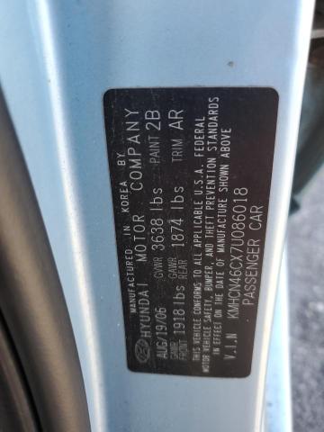 Photo 11 VIN: KMHCN46CX7U086018 - HYUNDAI ACCENT GLS 