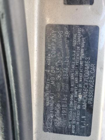 Photo 11 VIN: KMHCN46CX7U094863 - HYUNDAI ACCENT GLS 