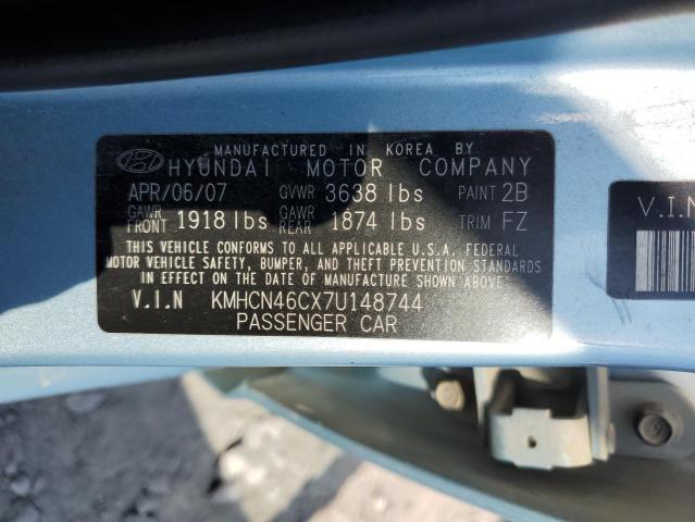 Photo 11 VIN: KMHCN46CX7U148744 - HYUNDAI ACCENT GLS 