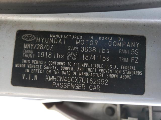 Photo 11 VIN: KMHCN46CX7U162952 - HYUNDAI ACCENT 