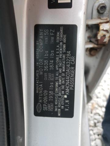 Photo 9 VIN: KMHCN4AC0AU432284 - HYUNDAI ACCENT GLS 