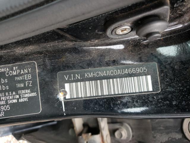 Photo 9 VIN: KMHCN4AC0AU466905 - HYUNDAI ACCENT GLS 