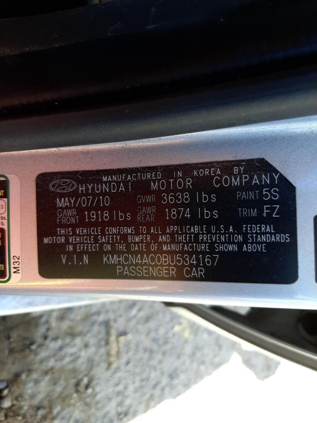 Photo 9 VIN: KMHCN4AC0BU534167 - HYUNDAI ACCENT GLS 