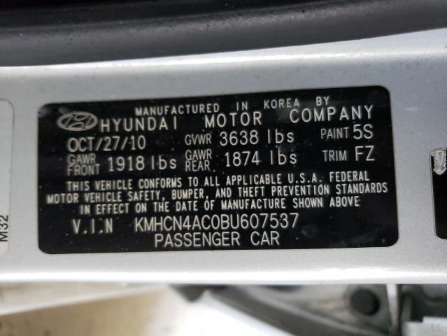 Photo 11 VIN: KMHCN4AC0BU607537 - HYUNDAI ACCENT GLS 