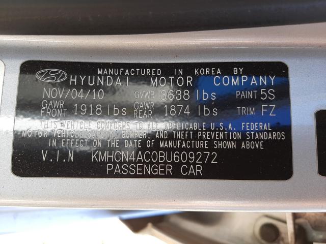 Photo 9 VIN: KMHCN4AC0BU609272 - HYUNDAI ACCENT GLS 