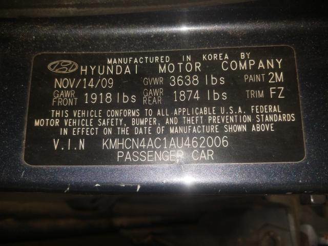 Photo 9 VIN: KMHCN4AC1AU462006 - HYUNDAI ACCENT GLS 