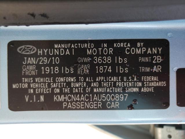 Photo 9 VIN: KMHCN4AC1AU500897 - HYUNDAI ACCENT GLS 