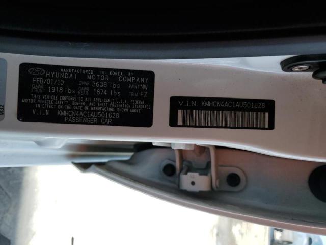 Photo 9 VIN: KMHCN4AC1AU501628 - HYUNDAI ACCENT GLS 