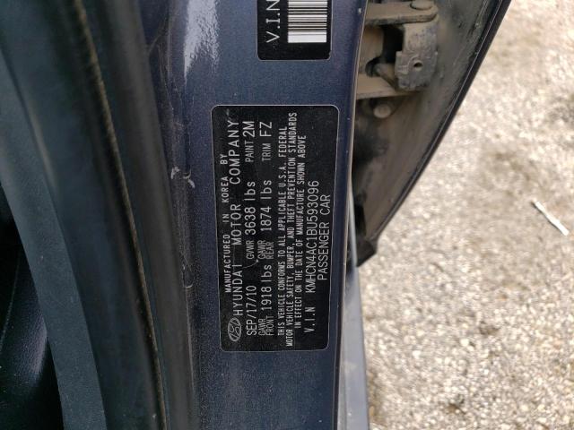 Photo 11 VIN: KMHCN4AC1BU593096 - HYUNDAI ACCENT GLS 