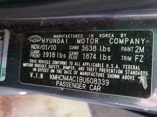 Photo 9 VIN: KMHCN4AC1BU608339 - HYUNDAI ACCENT GLS 