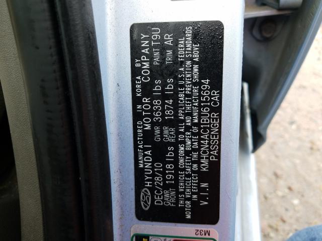 Photo 9 VIN: KMHCN4AC1BU615694 - HYUNDAI ACCENT GLS 