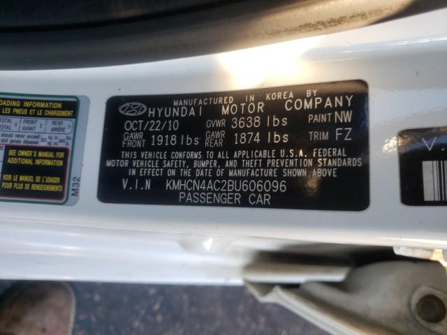 Photo 9 VIN: KMHCN4AC2BU606096 - HYUNDAI ACCENT GLS 