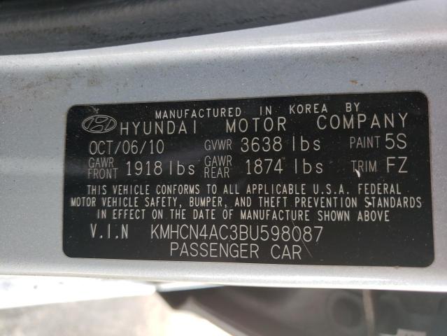 Photo 11 VIN: KMHCN4AC3BU598087 - HYUNDAI ACCENT GLS 