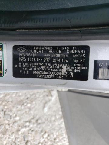 Photo 9 VIN: KMHCN4AC3BU609962 - HYUNDAI ACCENT GLS 