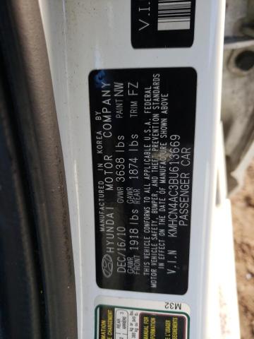 Photo 9 VIN: KMHCN4AC3BU613669 - HYUNDAI ACCENT L 