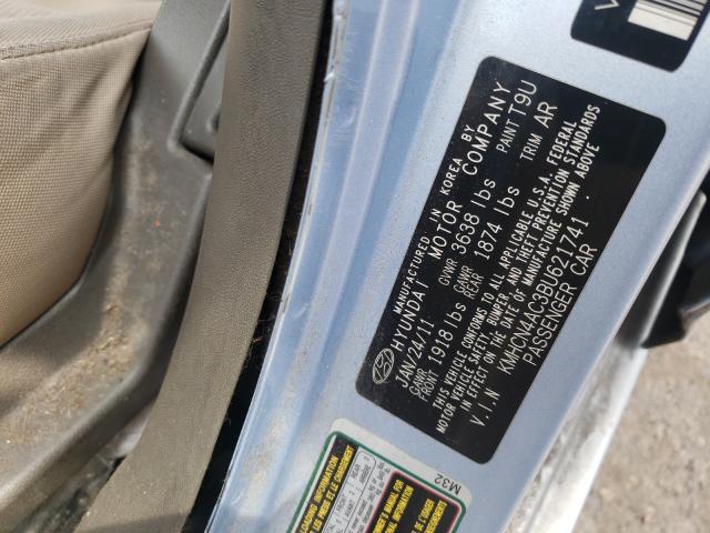 Photo 9 VIN: KMHCN4AC3BU621741 - HYUNDAI ACCENT GLS 