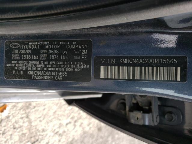 Photo 11 VIN: KMHCN4AC4AU415665 - HYUNDAI ACCENT GLS 