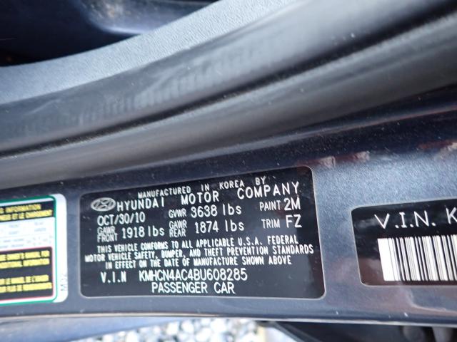 Photo 9 VIN: KMHCN4AC4BU608285 - HYUNDAI ACCENT GLS 