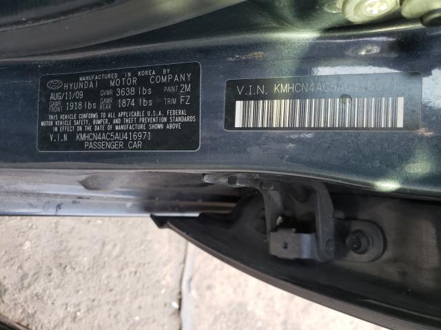 Photo 9 VIN: KMHCN4AC5AU416971 - HYUNDAI ACCENT GLS 