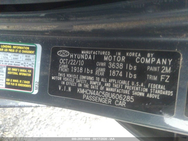 Photo 8 VIN: KMHCN4AC5BU606285 - HYUNDAI ACCENT 