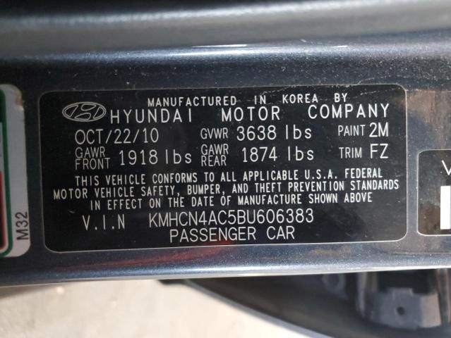 Photo 11 VIN: KMHCN4AC5BU606383 - HYUNDAI ACCENT 