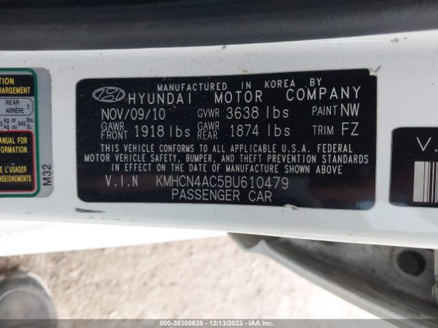 Photo 8 VIN: KMHCN4AC5BU610479 - HYUNDAI ACCENT 