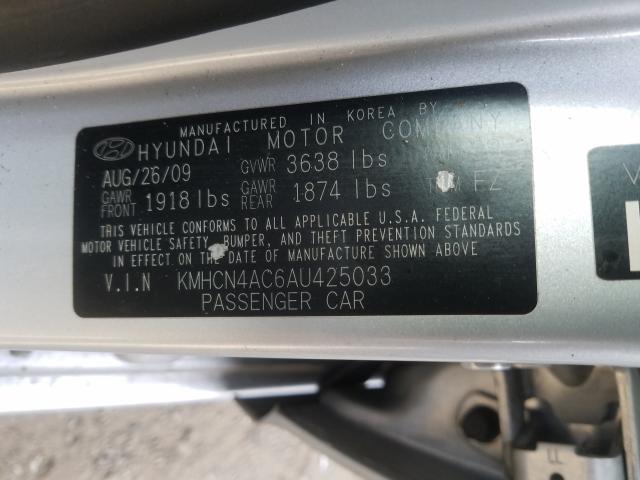 Photo 9 VIN: KMHCN4AC6AU425033 - HYUNDAI ACCENT GLS 