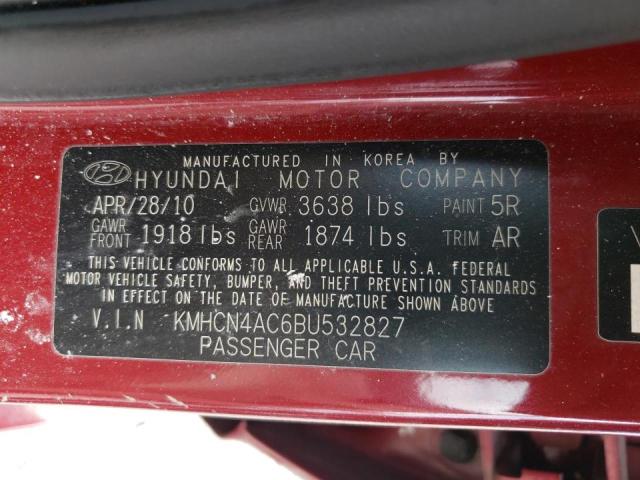 Photo 9 VIN: KMHCN4AC6BU532827 - HYUNDAI ACCENT GLS 