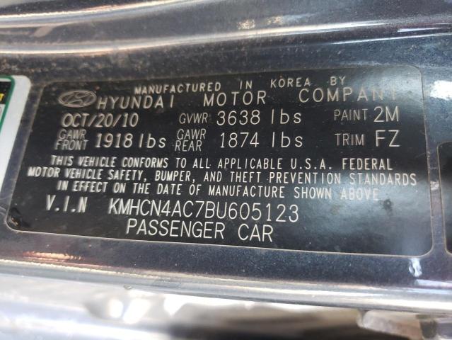 Photo 11 VIN: KMHCN4AC7BU605123 - HYUNDAI ACCENT GLS 