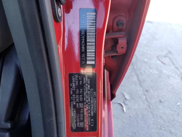 Photo 11 VIN: KMHCN4AC8BU617779 - HYUNDAI ACCENT GLS 