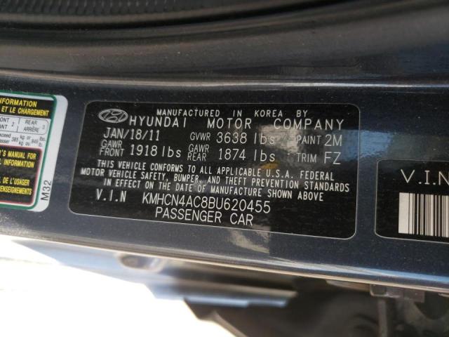 Photo 9 VIN: KMHCN4AC8BU620455 - HYUNDAI ACCENT GLS 