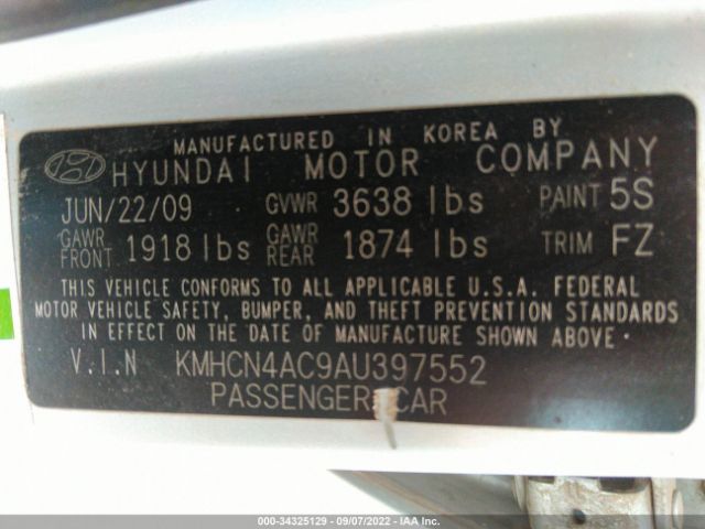 Photo 8 VIN: KMHCN4AC9AU397552 - HYUNDAI ACCENT 