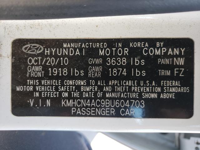 Photo 9 VIN: KMHCN4AC9BU604703 - HYUNDAI ACCENT GLS 