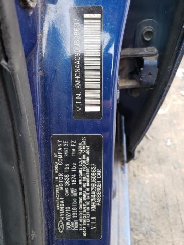 Photo 11 VIN: KMHCN4AC9BU608637 - HYUNDAI ACCENT 