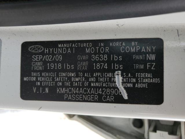 Photo 11 VIN: KMHCN4ACXAU428906 - HYUNDAI ACCENT GLS 