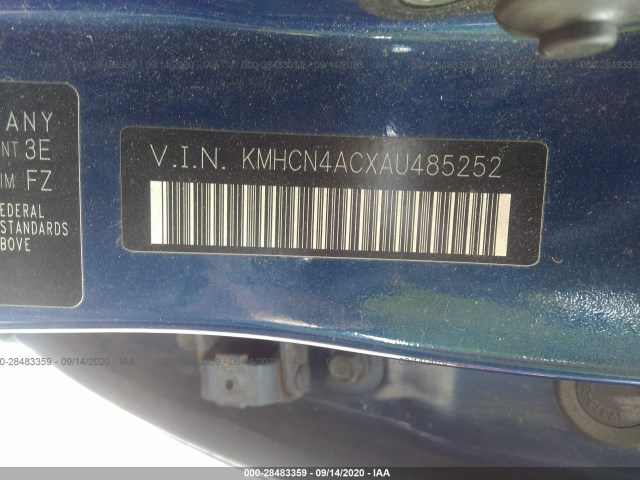 Photo 8 VIN: KMHCN4ACXAU485252 - HYUNDAI ACCENT 