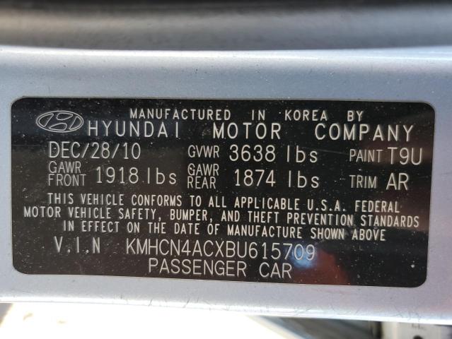 Photo 11 VIN: KMHCN4ACXBU615709 - HYUNDAI ACCENT 