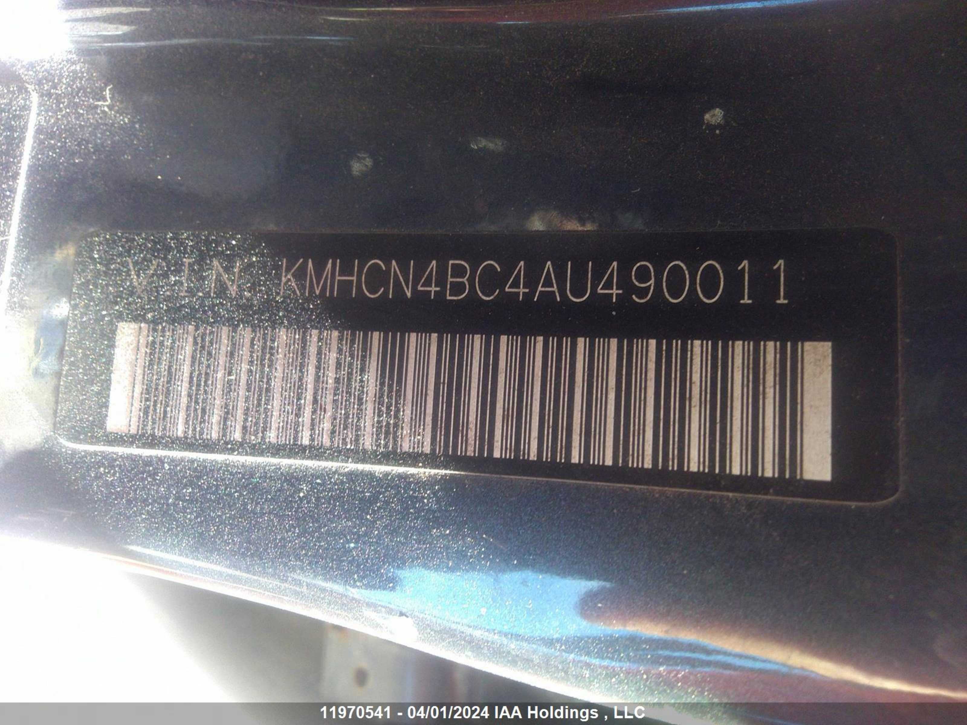 Photo 8 VIN: KMHCN4BC4AU490011 - HYUNDAI ACCENT 