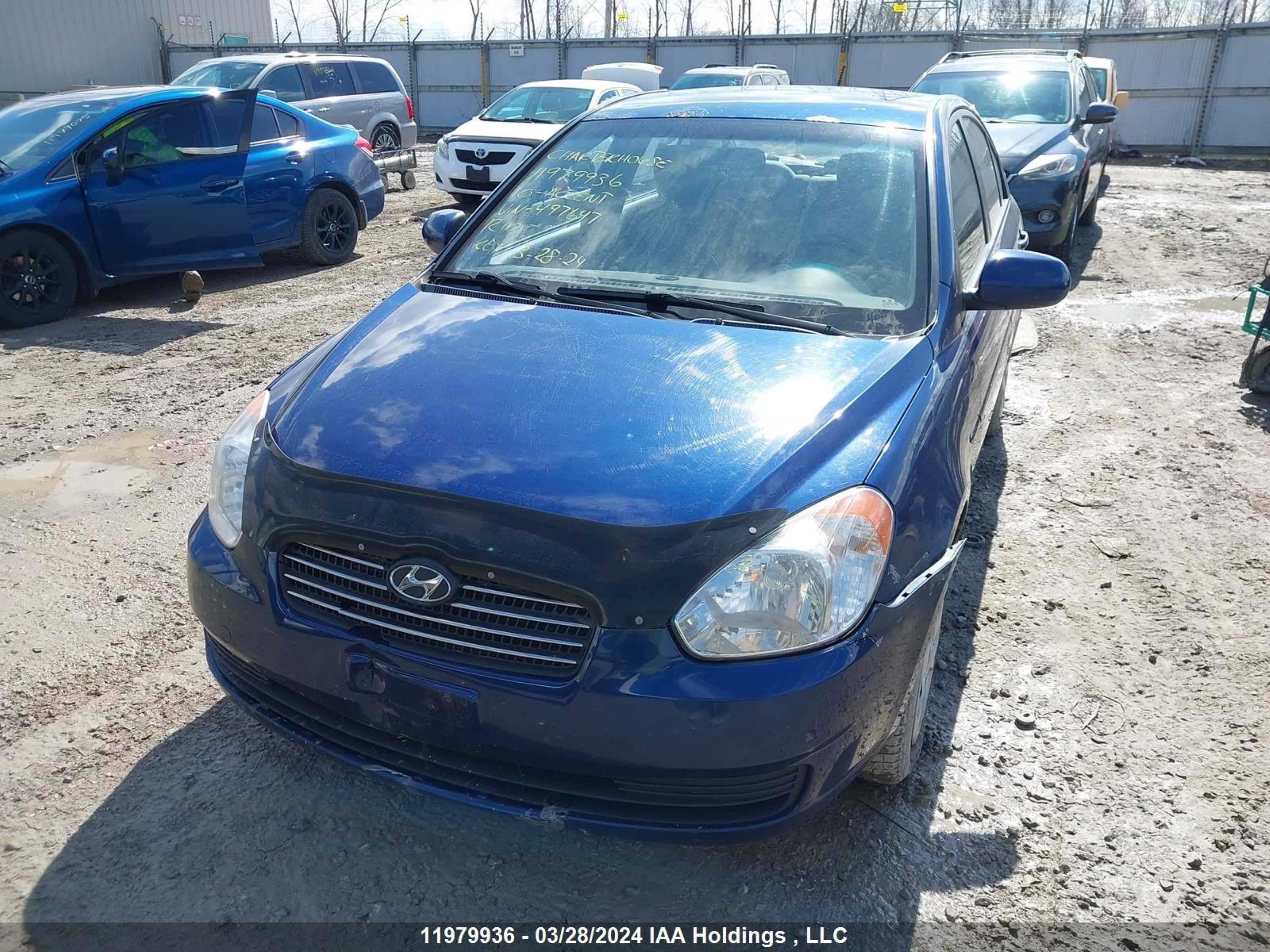 Photo 11 VIN: KMHCN4BC7AU497647 - HYUNDAI ACCENT 