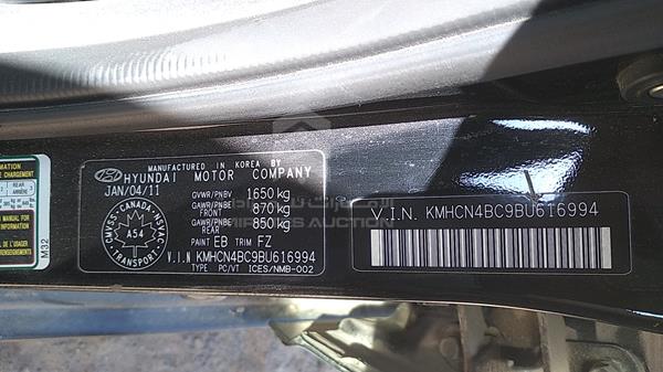 Photo 1 VIN: KMHCN4BC9BU616994 - HYUNDAI ACCENT 