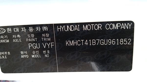 Photo 2 VIN: KMHCT41B7GU961852 - HYUNDAI ACCENT 