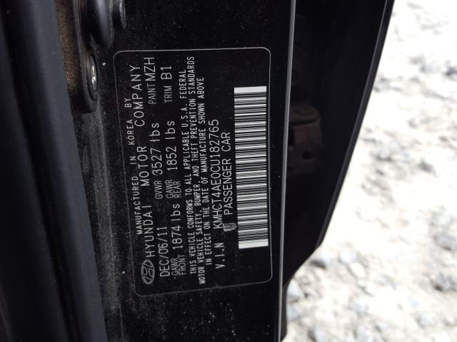 Photo 9 VIN: KMHCT4AE0CU182765 - HYUNDAI ACCENT GLS 