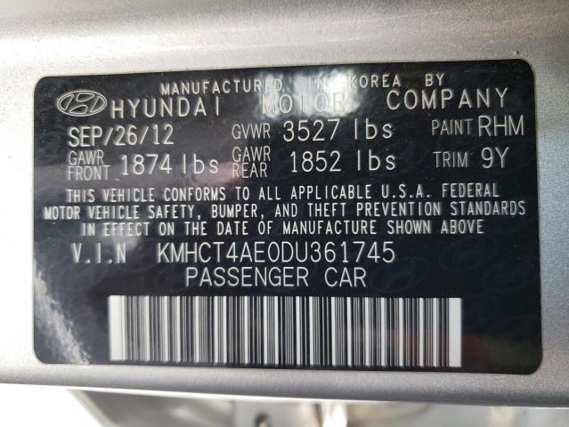 Photo 12 VIN: KMHCT4AE0DU361745 - HYUNDAI ACCENT 