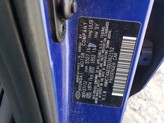 Photo 11 VIN: KMHCT4AE0DU362152 - HYUNDAI ACCENT GLS 