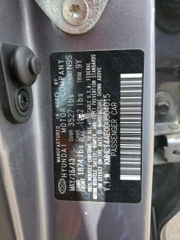 Photo 11 VIN: KMHCT4AE0DU504015 - HYUNDAI ACCENT 