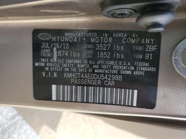 Photo 12 VIN: KMHCT4AE0DU542988 - HYUNDAI ACCENT GLS 